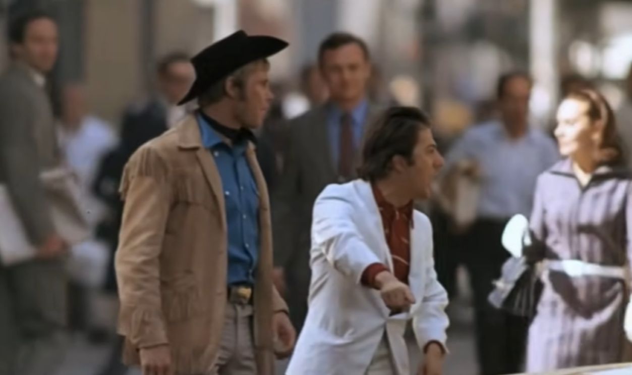 Screenshot from Midnight Cowboy (1969)