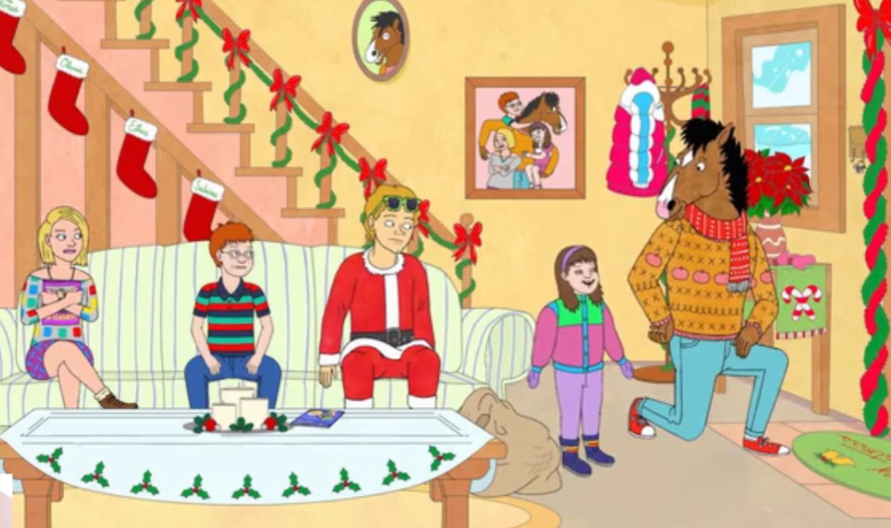 Screenshot from BoJack Horseman, Netflix (2014–2020)  