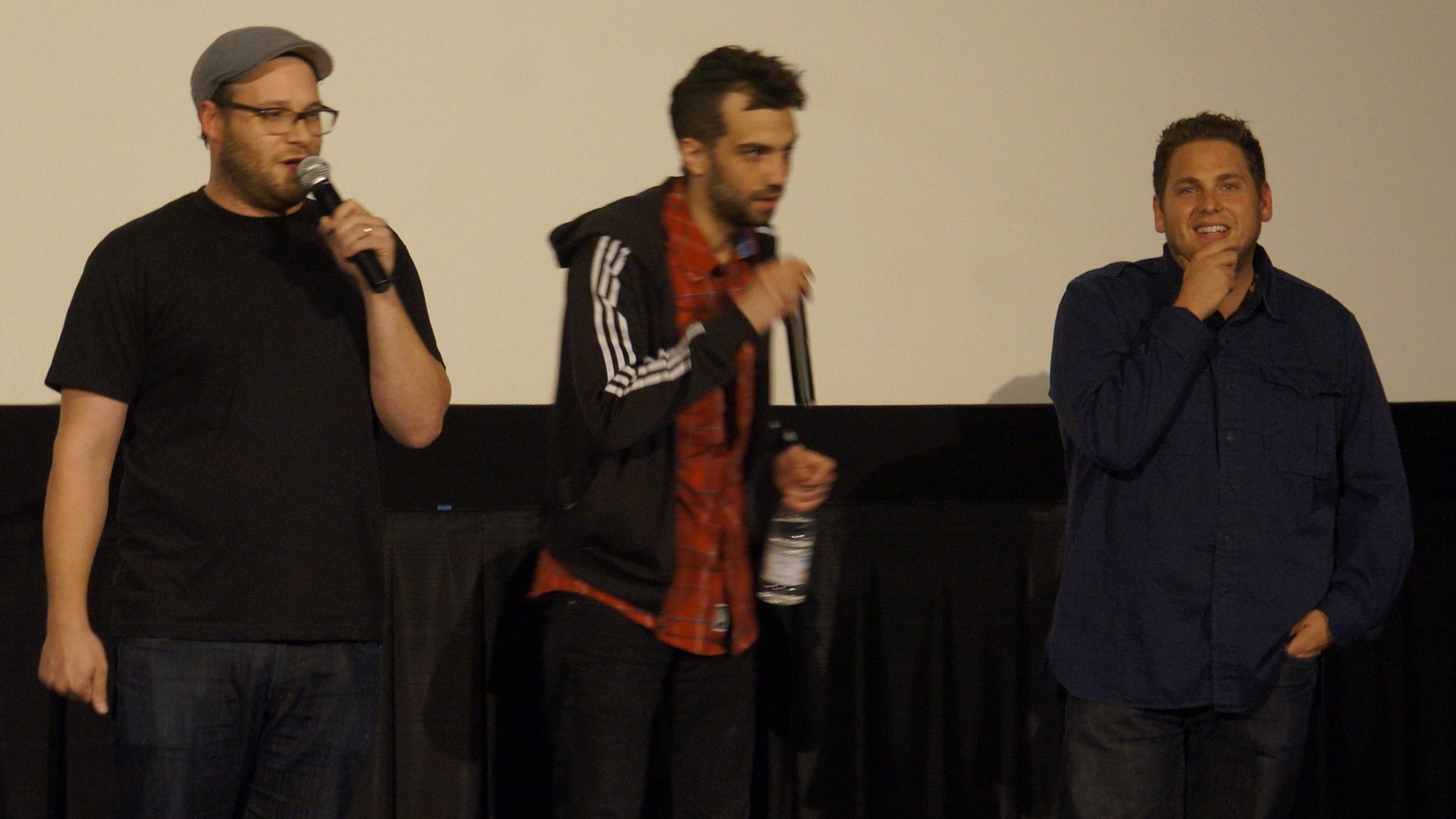 File:Seth Rogen, Jay Baruchel, Jonah Hill This is the End Screening 1.jpg