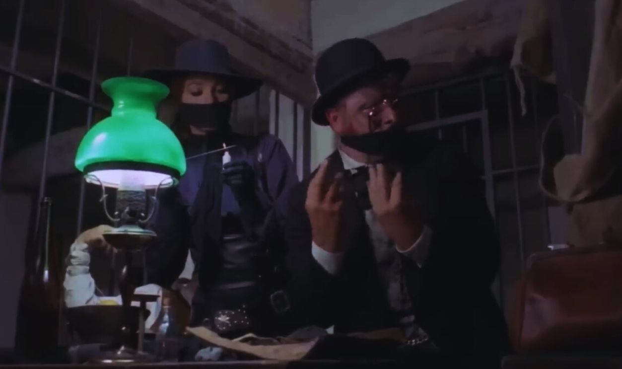 Screenshot from The Belle Starr Story (1968)