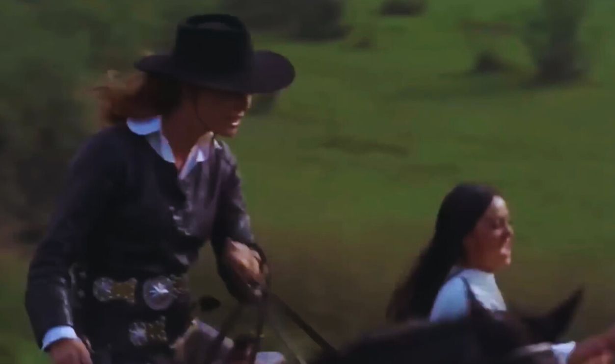 Screenshot from The Belle Starr Story (1968)
