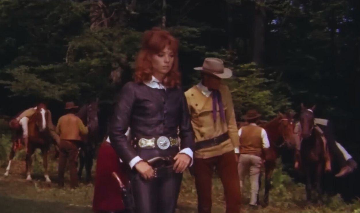 Screenshot from The Belle Starr Story (1968)
