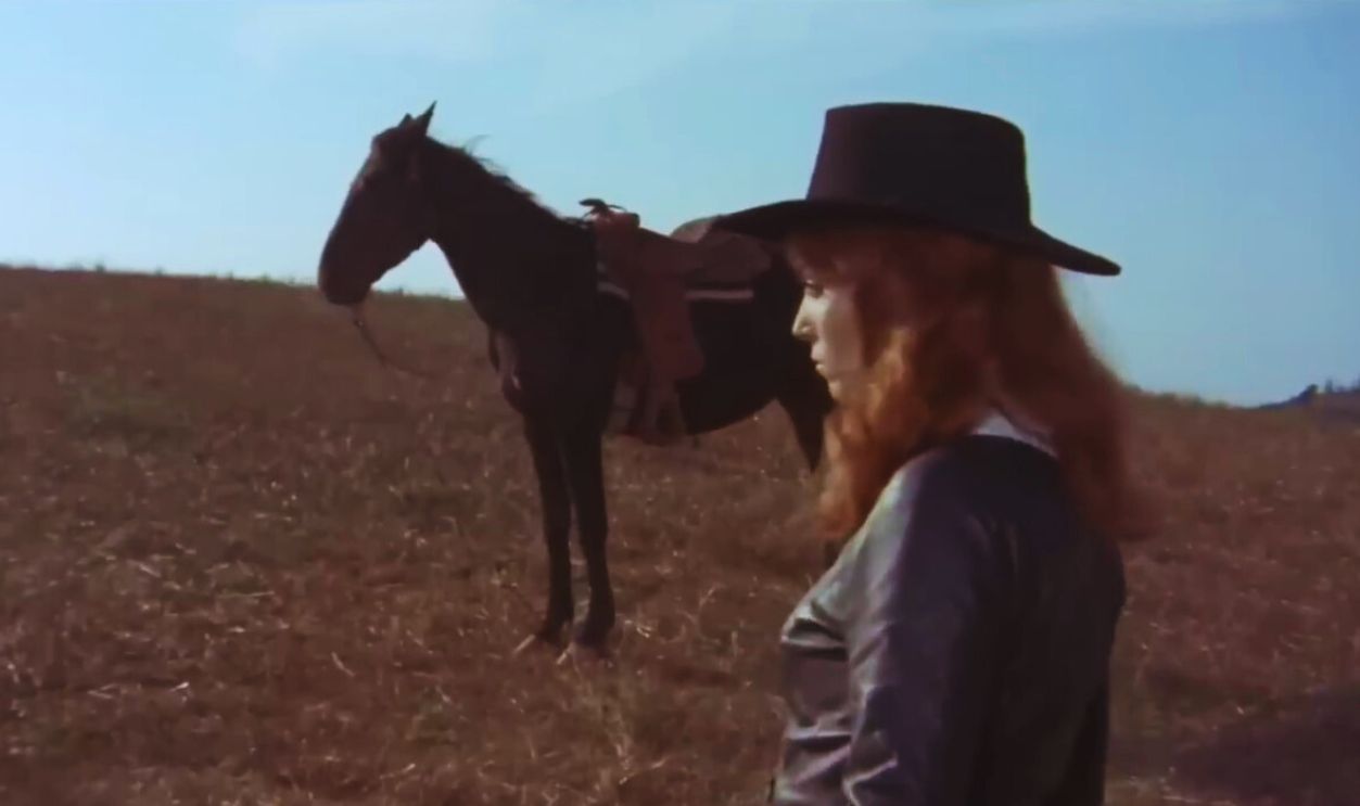 Screenshot from The Belle Starr Story (1968)