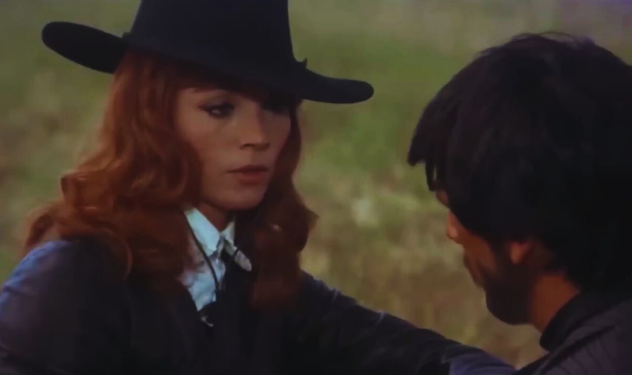 Screenshot from The Belle Starr Story (1968)