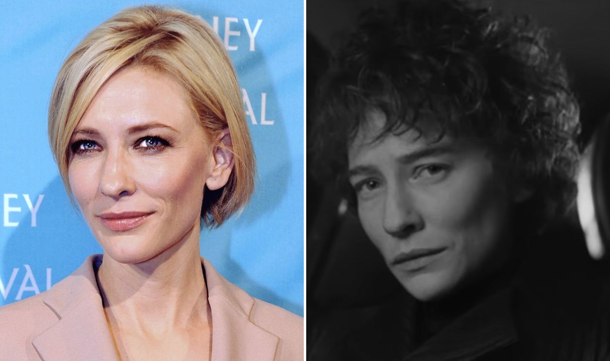 Paul Cush and Screenshot from I’m Not There (2007)