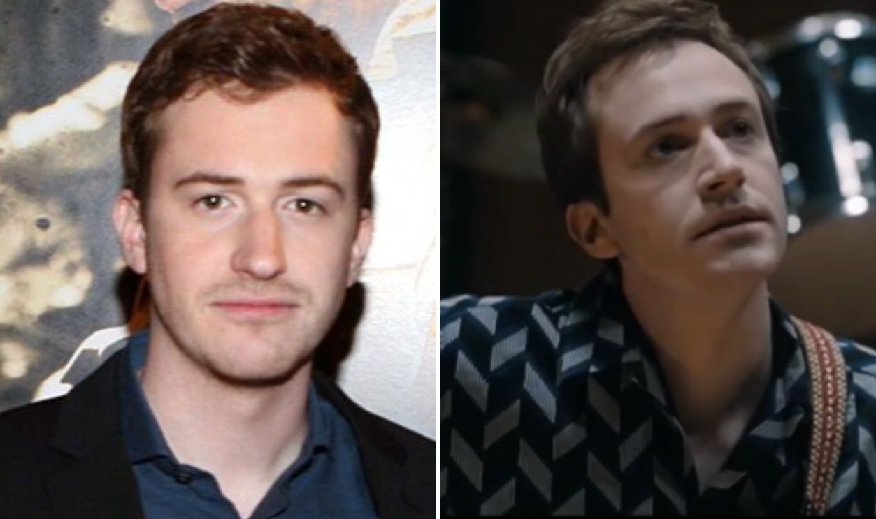 English:  Cpl Aubry L. Buzek and Screenshot from Bohemian Rhapsody (2018)