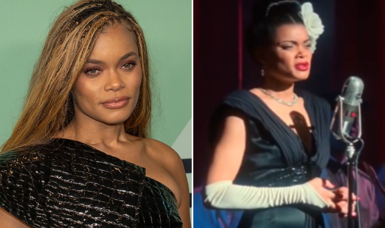 Bryan Berlin and Screenshot from The United States Vs Billie Holiday (2021)