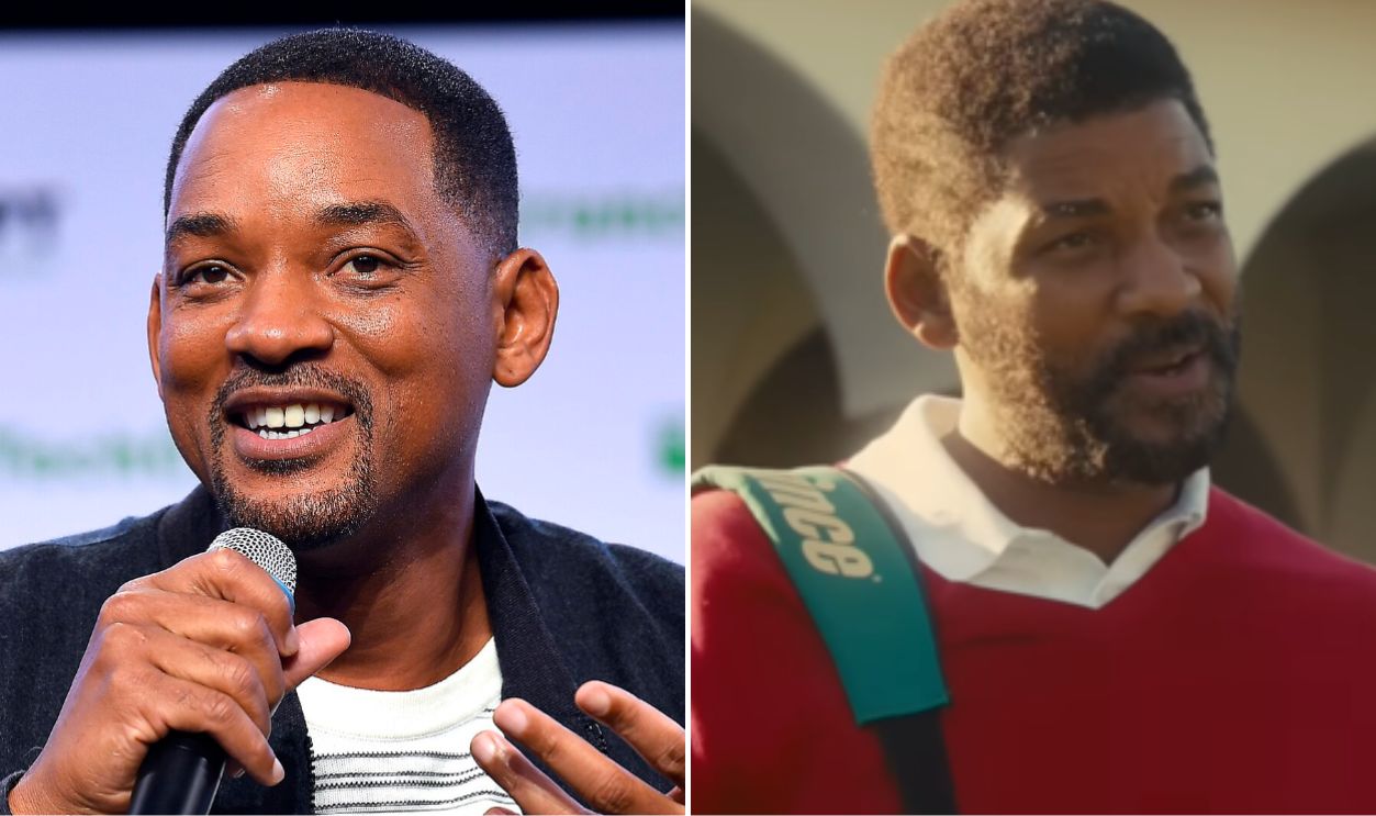 TechCrunch and Screenshot from King Richard (2021)