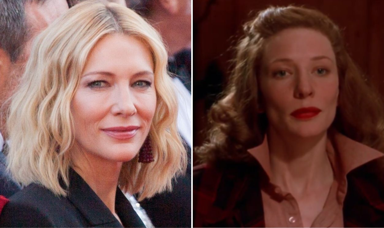 Joan Hernandez Mir and Screenshot from The Aviator (2004)