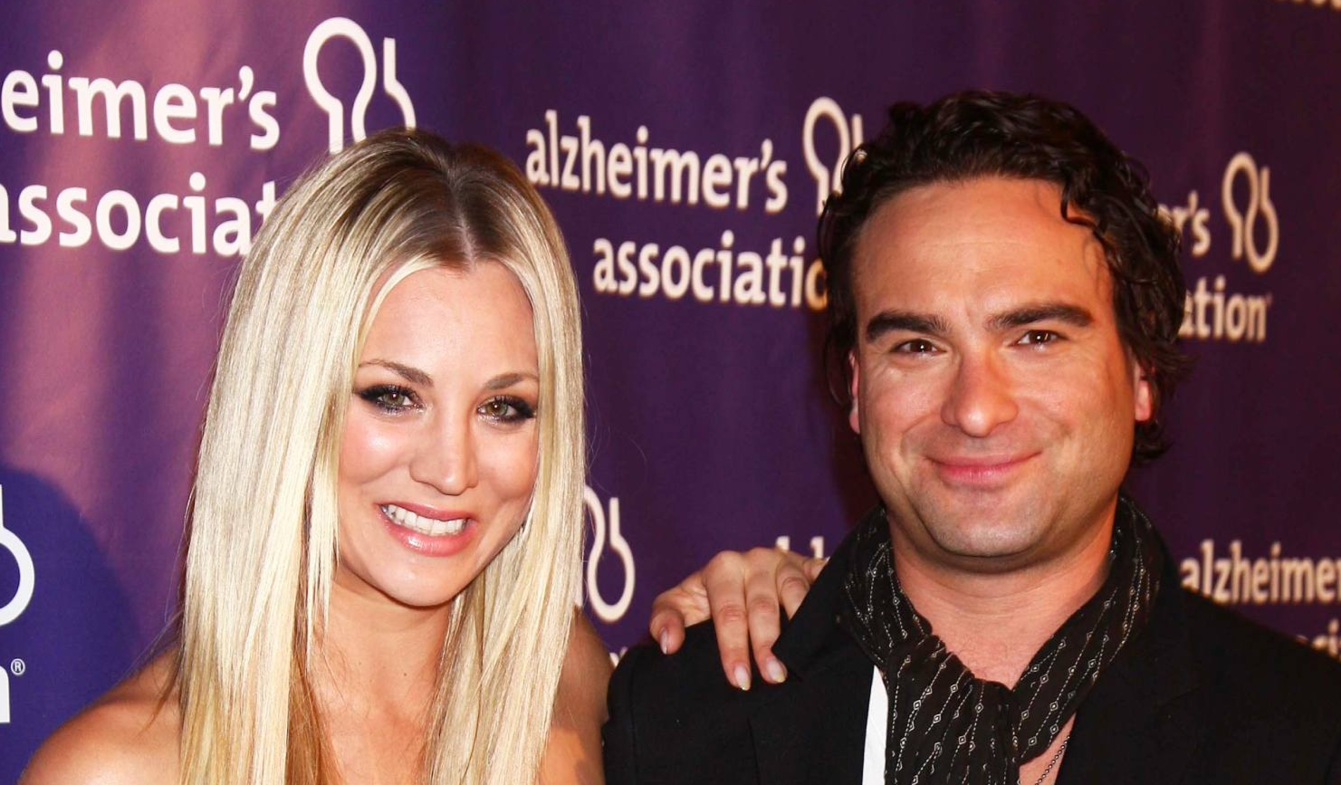 Kaley Cuoco and Johnny Galecki