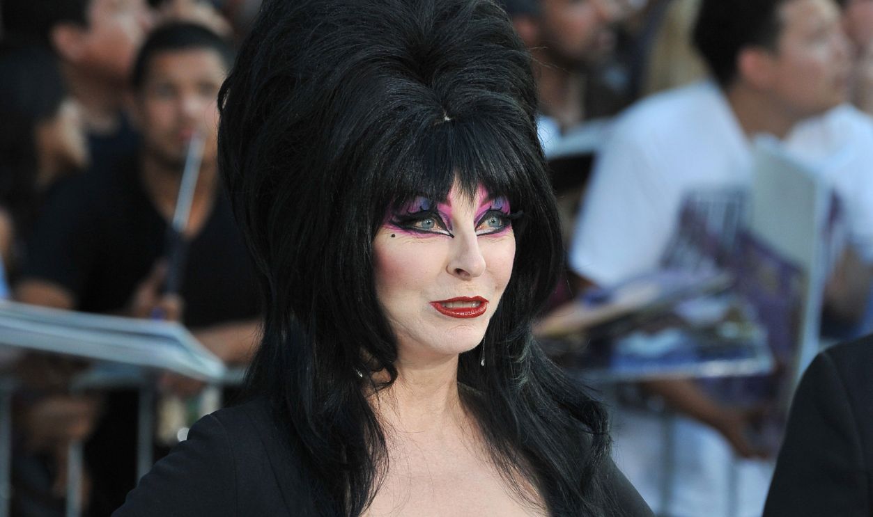 Cassandra Peterson aka, Elvira at the premiere of 