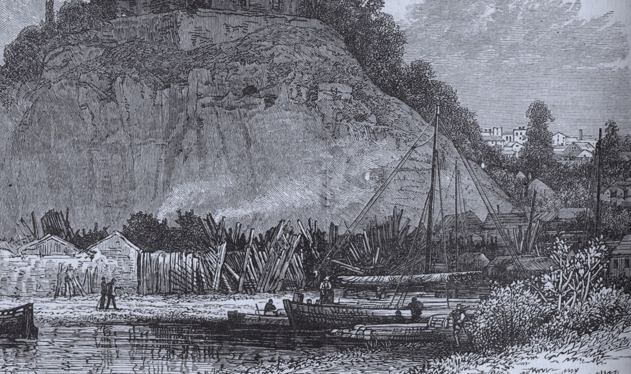 Gettyimages - 638913886, 'Nottingham Castle', c1880 Nottingham Castle', c1880. Located in a strategic position on a promontory known as Castle Rock. The first Norman castle was built in 1067 on the orders of William the Conqueror.