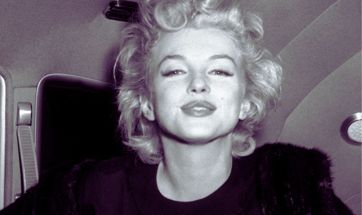 Marilyn Monroe after her arrival at Idlewild Airport from the west coast. Shortly after her 30th birthday.