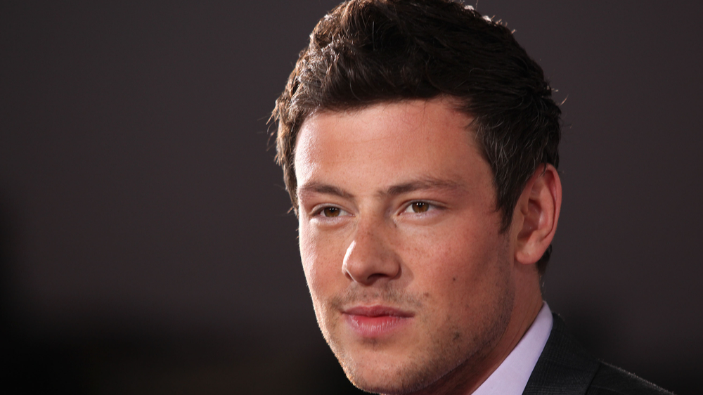 CORY MONTEITH in suit
