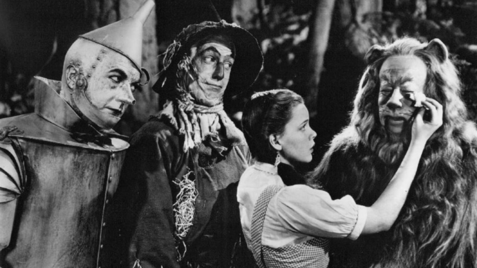 File:The Wizard of Oz Haley Bolger Garland Lahr 1939.jpg