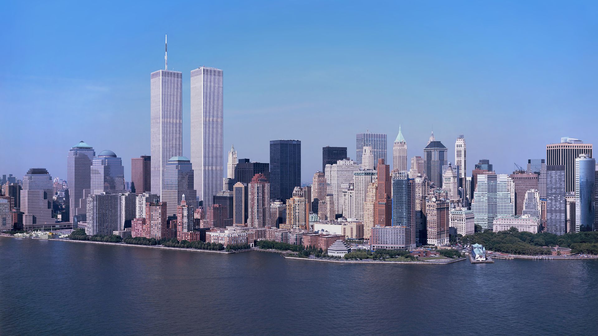 File:World Trade Center towers, New York, New York LCCN2015645969 - restoration1.jpg
