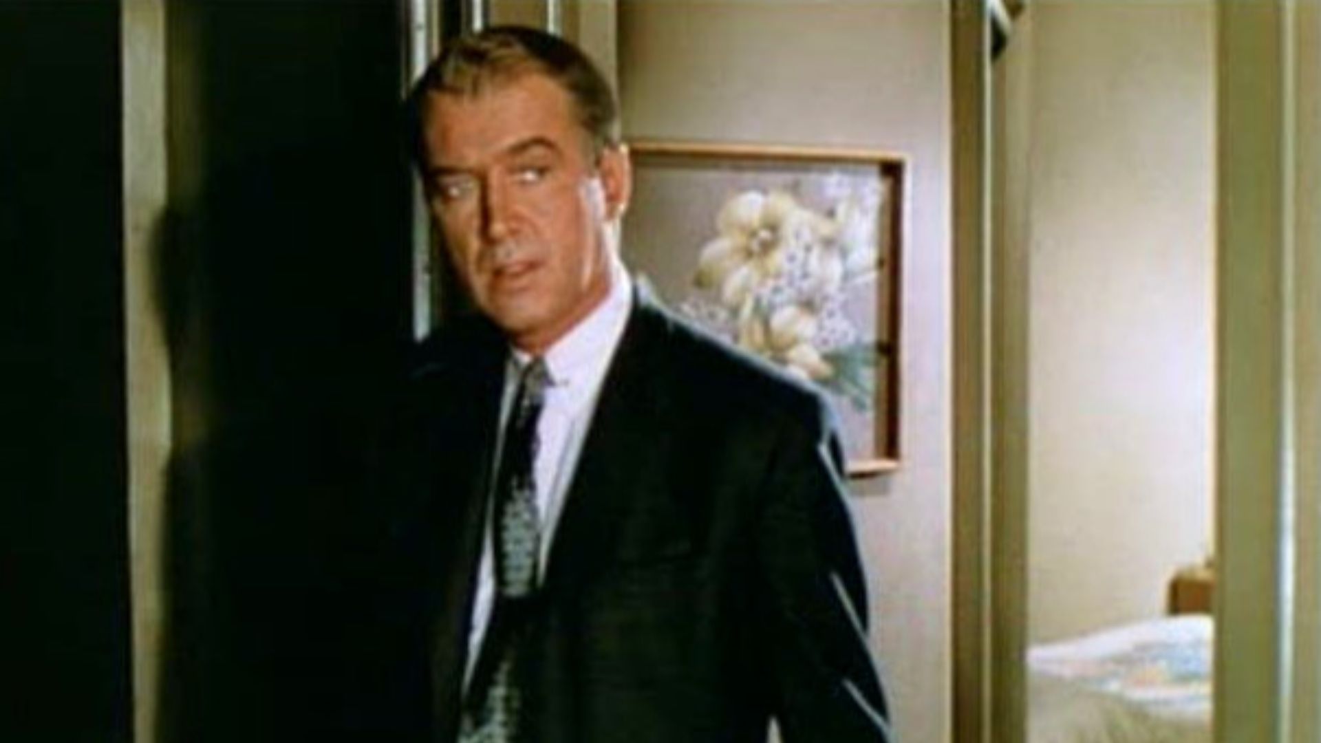 File:Vertigo 1958 trailer Stewart looking.jpg