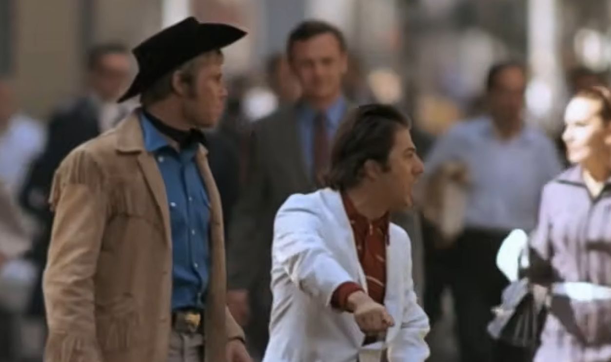 Screenshot from Midnight Cowboy (1969)