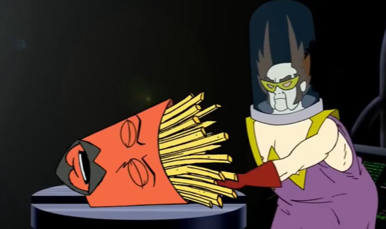 Screenshot from Aqua Teen Hunger Force Colon Movie Film for Theaters (2007)