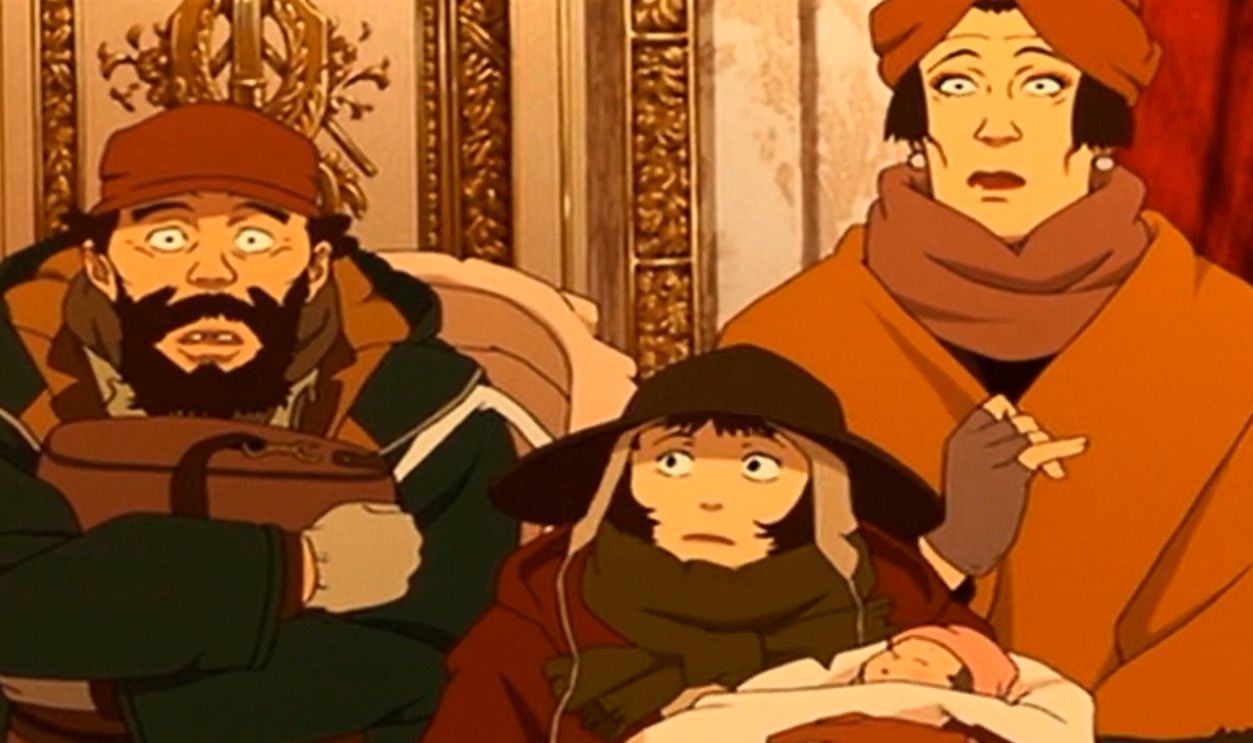 Screenshot from Tokyo Godfathers (2003)