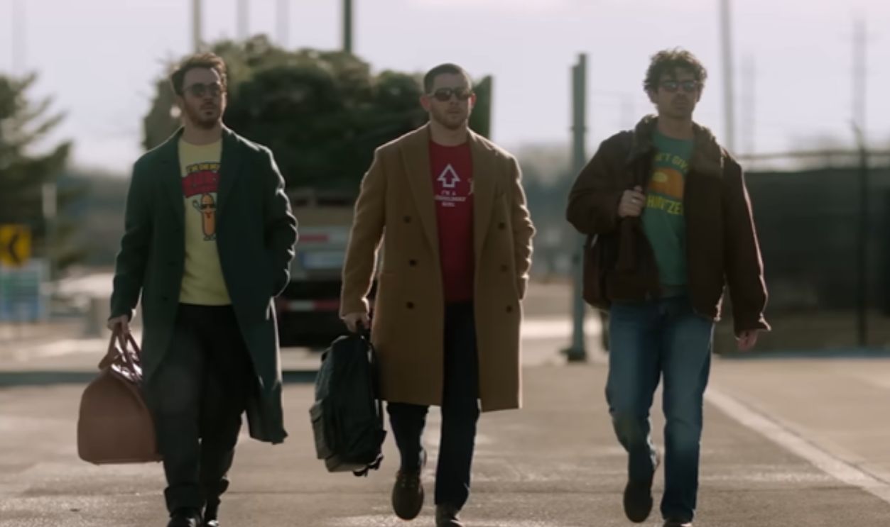 Screenshot from A Very Jonas Christmas Movie (2025)