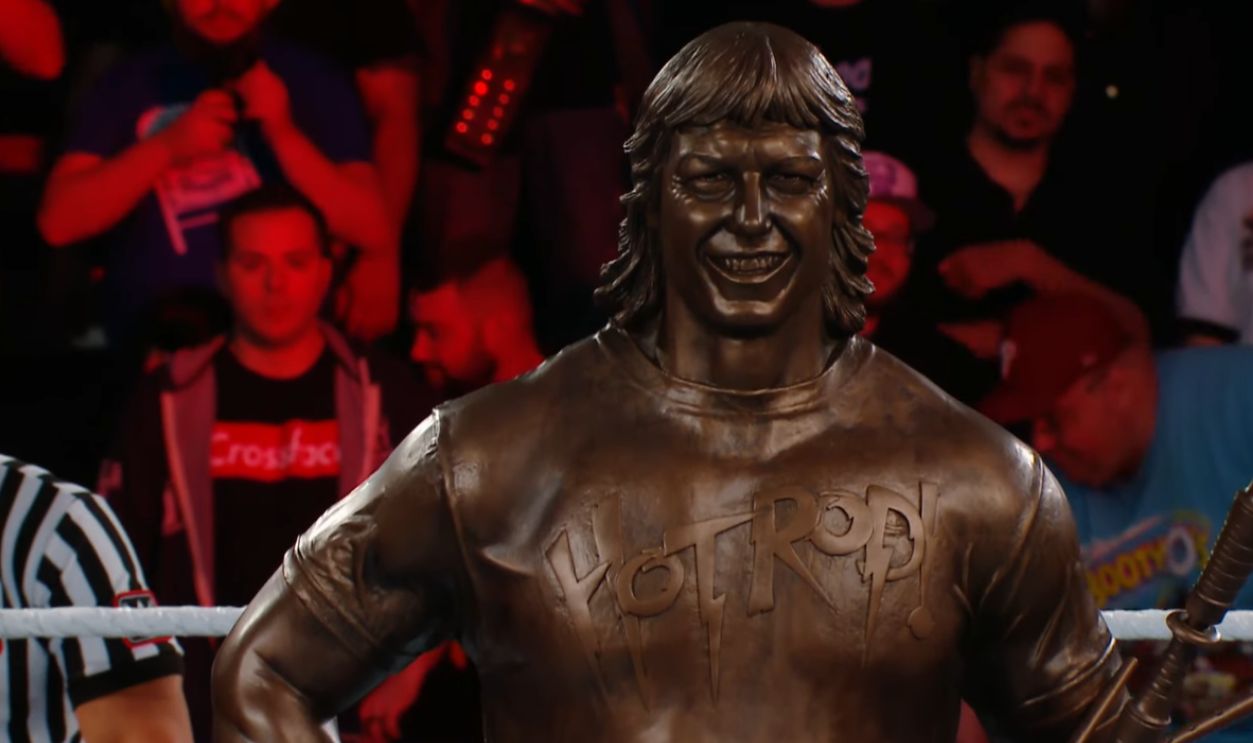 Screenshot from WWE Biography: 