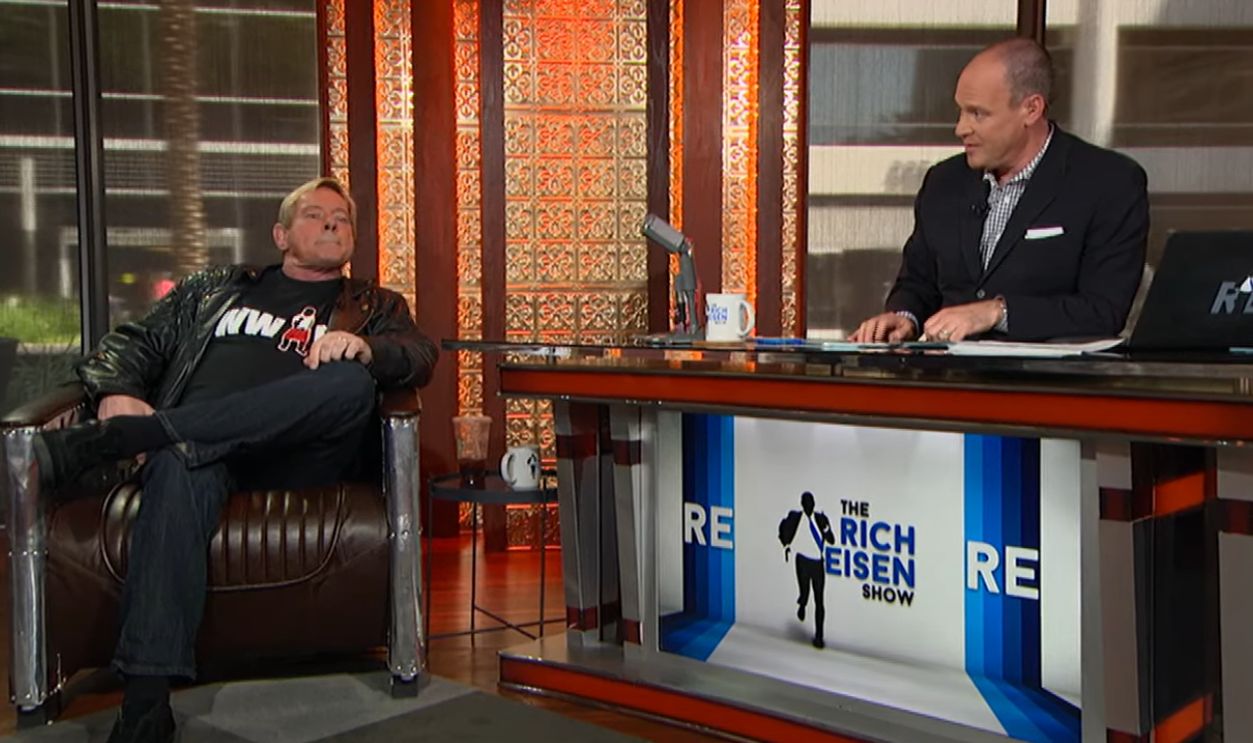 Screenshot from Hall of Fame Wrestler Roddy Piper Talks Hulk Hogan & More in Studio – The Rich Eisen Show (2015)