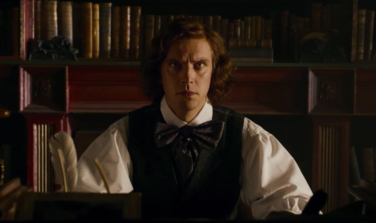 Screenshot from The Man Who Invented Christmas (2017)