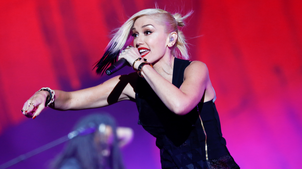 Singer Gwen Stefani performs at the 2014 Global Citizen Festival
