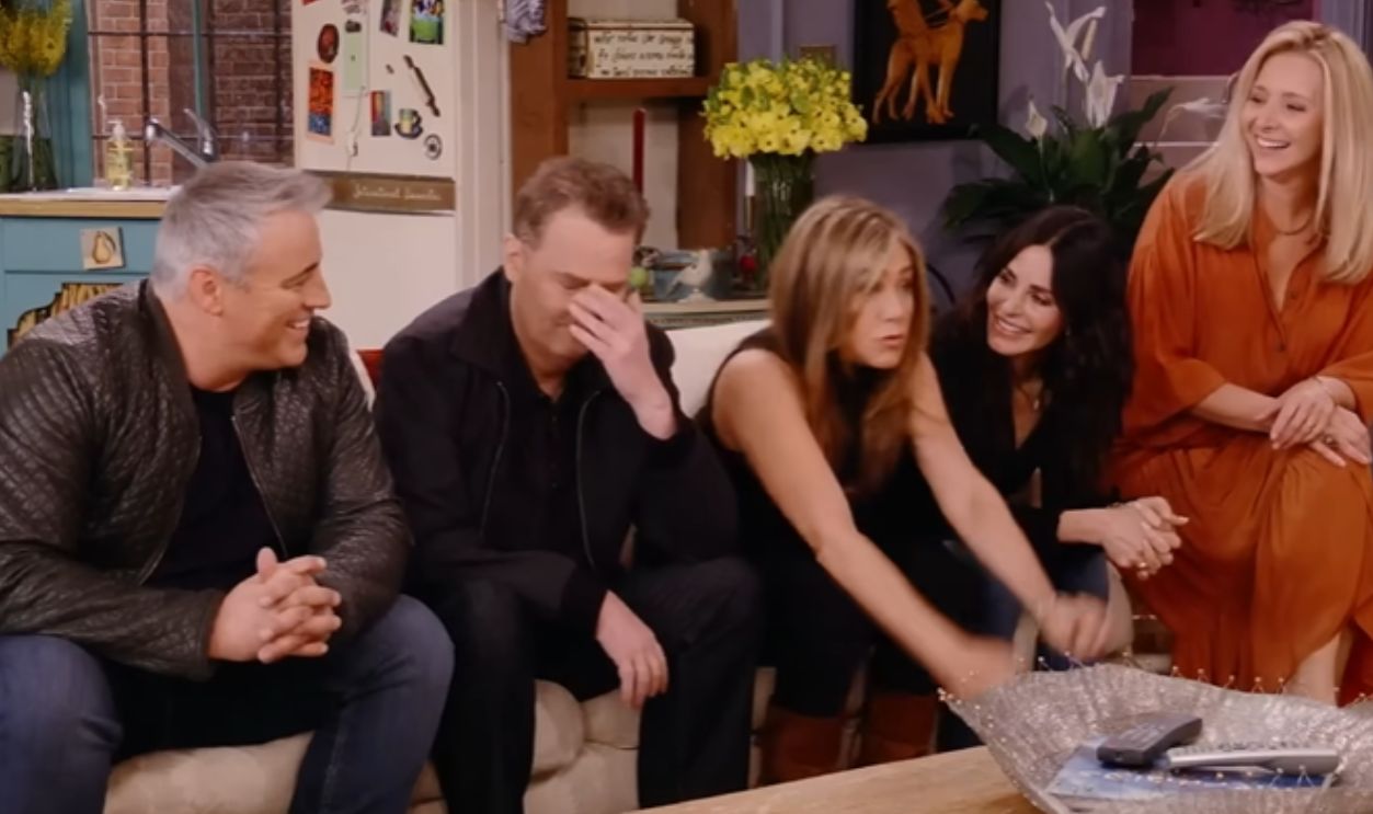 Screenshot from Friends, HBO Max (2021)
