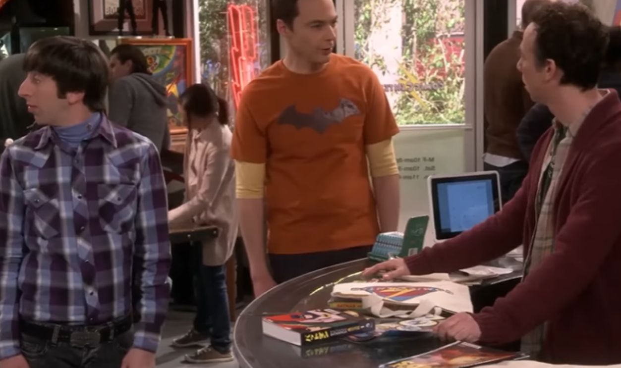 Screenshot from The Big Bang Theory, HBO Max (2021)
