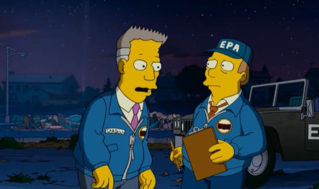 Screenshot from The Simpsons Movie (2007)