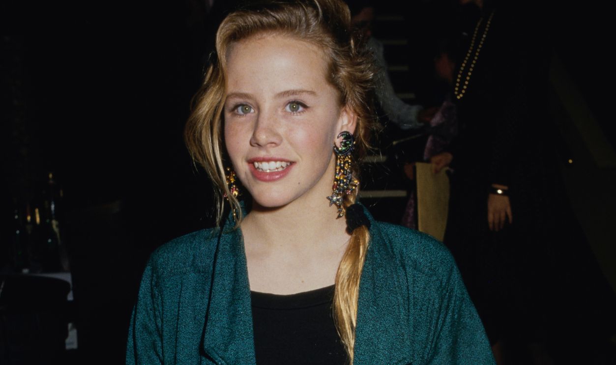 Amanda Peterson Amanda Peterson attends a red carpet event, United States, circa 1980s.