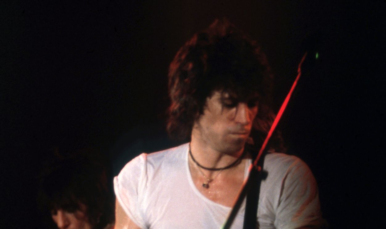 English guitarist, singer and songwriter Keith Richards and English guitarist, songwriter and artist Ron Wood play a benefit show for the Canadian National Institute for the Blind, as ordered by the court as part of Richard's 1977 conviction