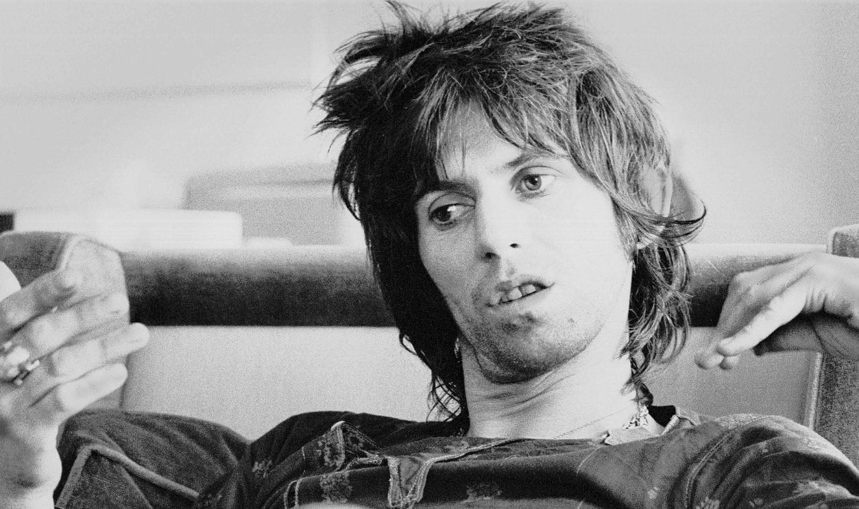  Keith Richard from The Rolling Stones posed in Brussels, Belgium on May 06 1976