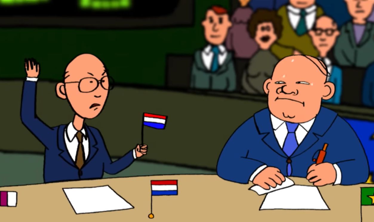 Screenshot from Paranoid Android (1997)  