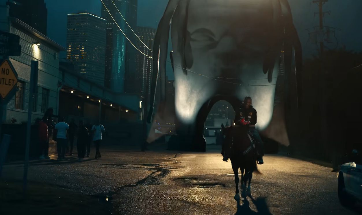 Screenshot from Sicko Mode (2018)