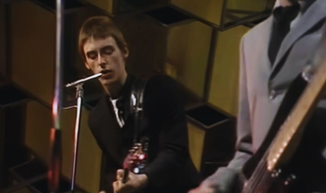 Screenshot from The Jam – Down in the Tube Station at Midnight (1978)