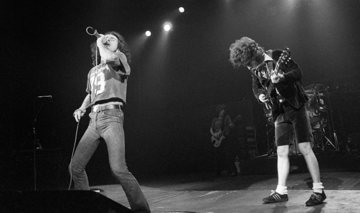 AC/DC Perform At Hammersmith Odeon