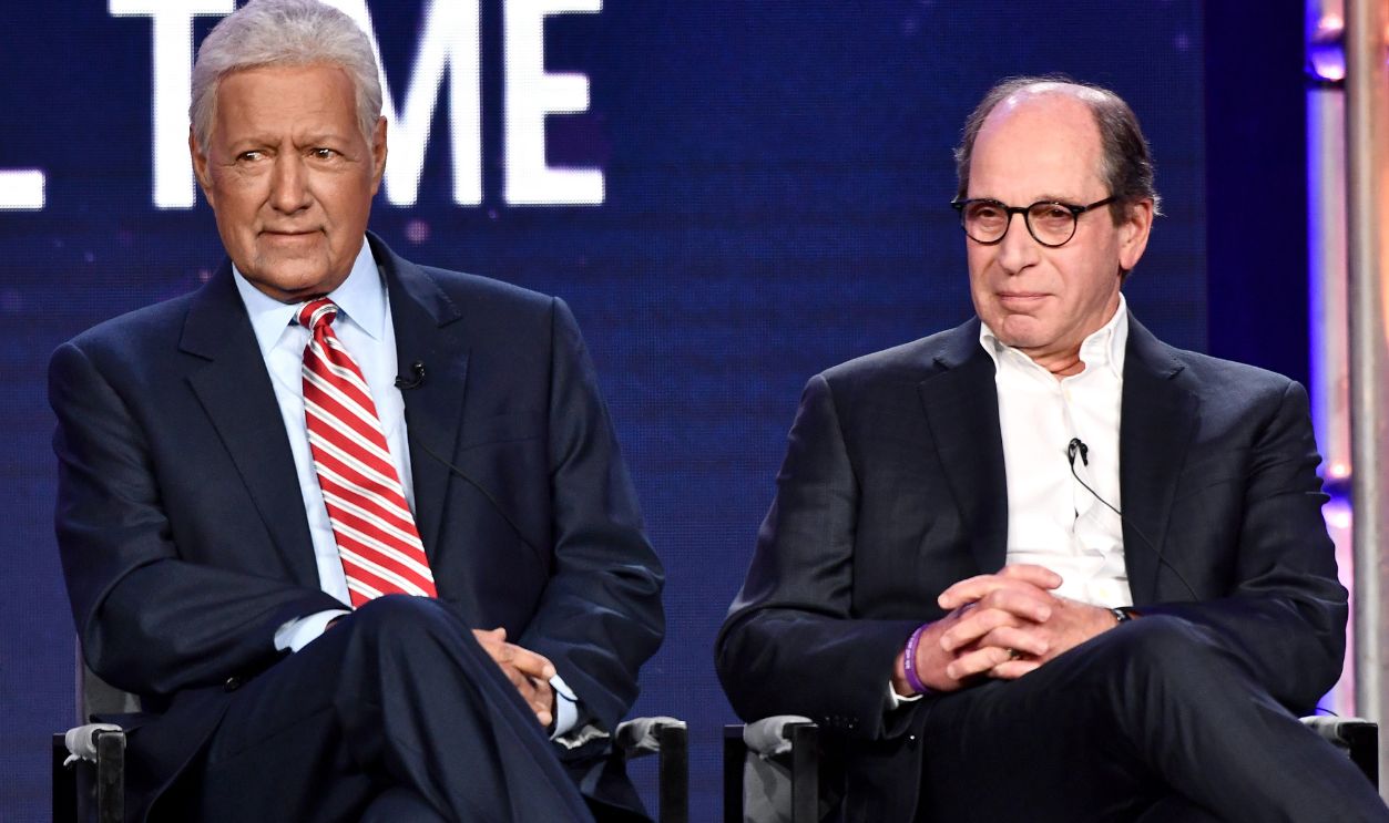 Alex Trebek and Harry Friedman of 'Jeopardy'
