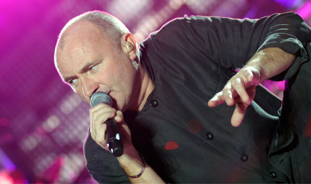 Phil Collins during Phil Collins