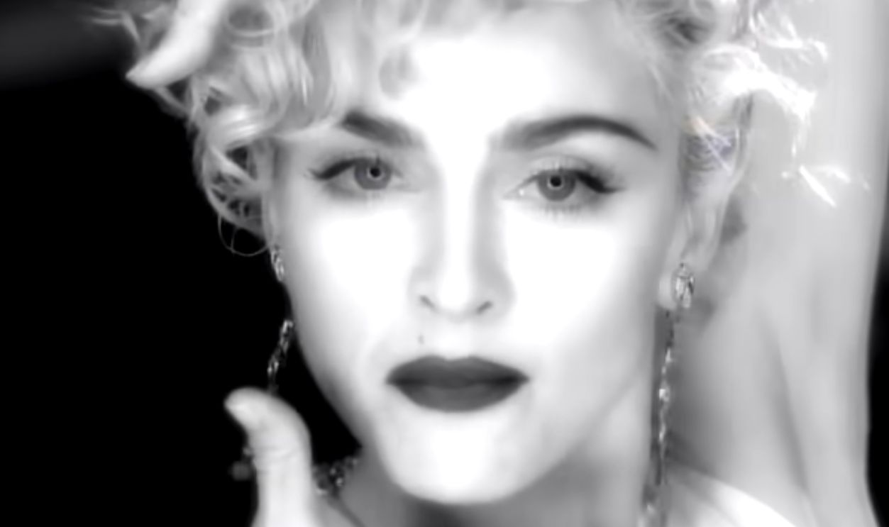 Screenshot from Vogue, Warner (1990)