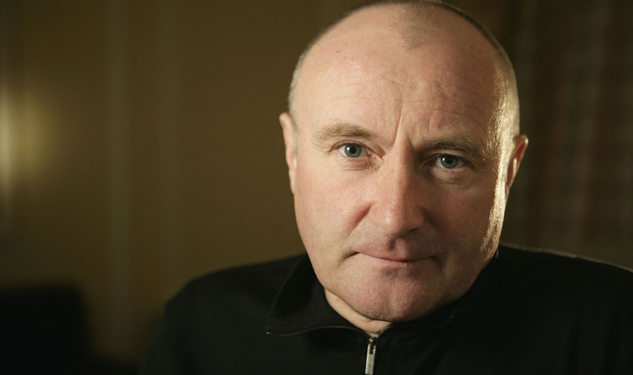 Former Live Aid artist Phil Collins poses for a portrait to commemorate the 20th anniversary of Live Aid, on June 14, 2005 in London, England. The portraits were shot in conjunction with the BBC Africa Lives season ahead of G8 and Live 8, featuring a two-part documentary