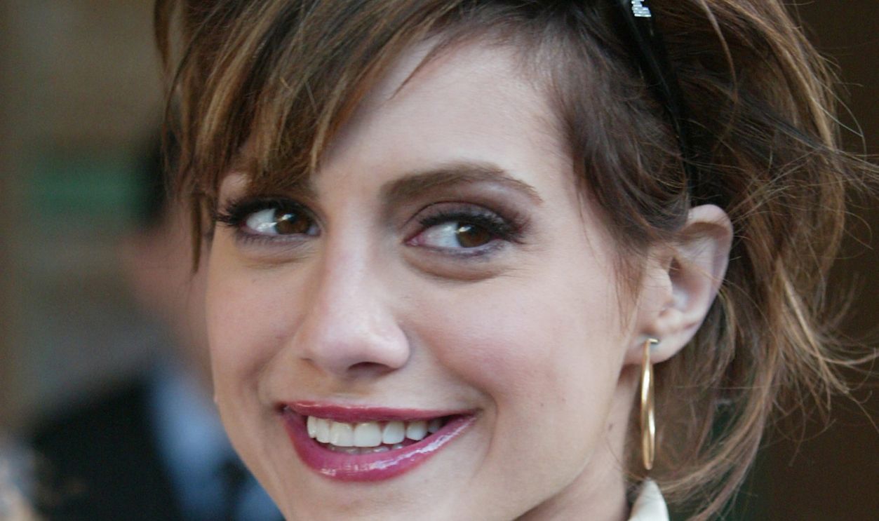 Actress Britney Murphy is seen at DaSilvano restaurant in SOHO on Aril 14 , 2005 in New York City.