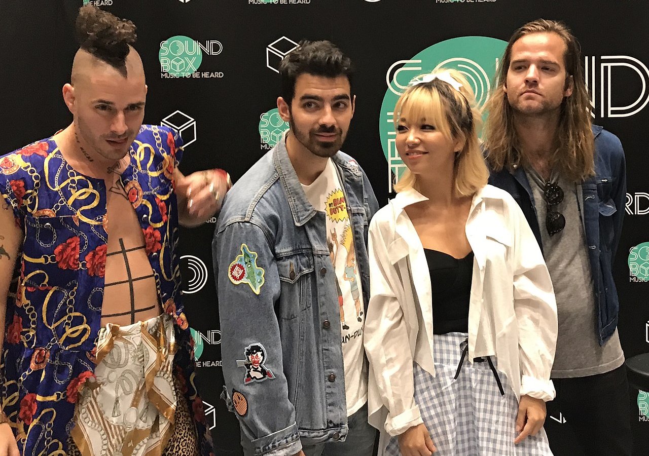 The band DNCE at Soundbox, Bangkok