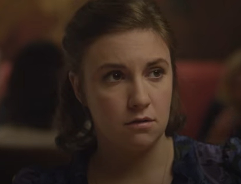 A visually captivating still taken from a pivotal moment in the television series Girls (2012-2017)