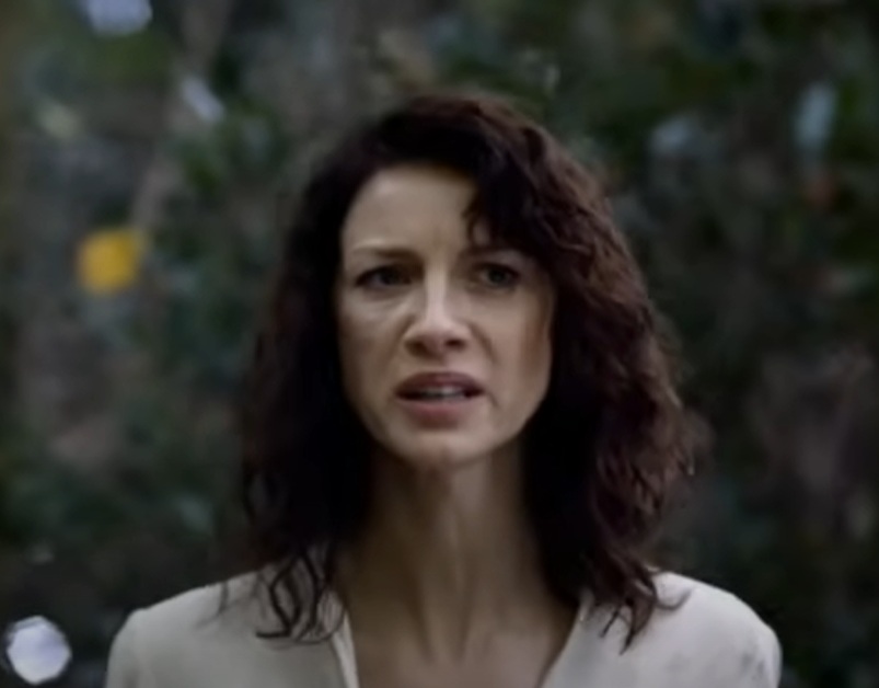 A visually captivating still taken from a pivotal moment in the television series Outlander (2014-)