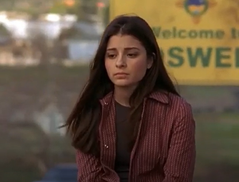 A visually captivating still taken from a pivotal moment in the television series Roswell (1999-2002)