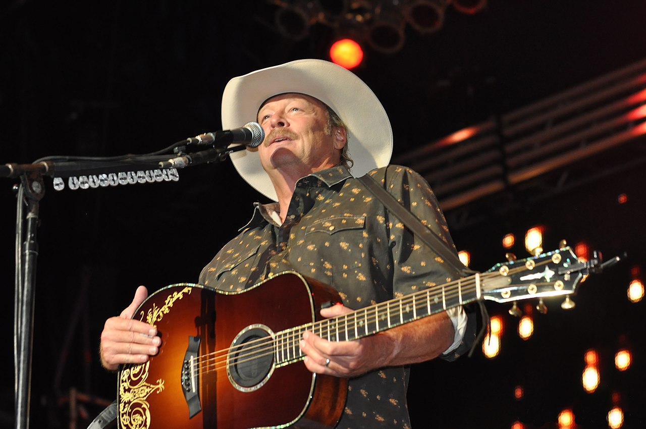 Alan Jackson performing on stage - 2012