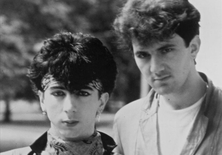 Soft Cell posing for a Publicity Photo in 1983